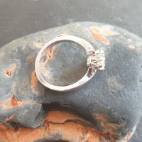 Victorian Style Platinum Diamond Twist Ring from Ace Jewellery, Leeds