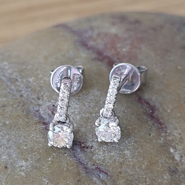 Diamond Drop Earrings from Ace Jewellery, Leeds