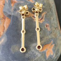 Yellow Gold Ruby & Diamond Earrings from Ace Jewellery, Leeds