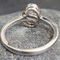 Rose Gold White Gold Diamond Twist Ring from Ace Jewellery, Leeds