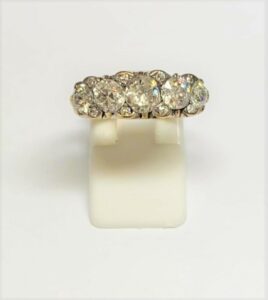 Five Stone Diamond Ring Remodelled by Ace Jewellery, Leeds
