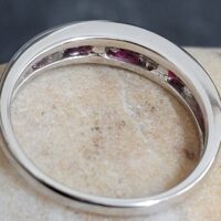 Ruby & Diamond Half Eternity Ring from Ace Jewellery, Leeds