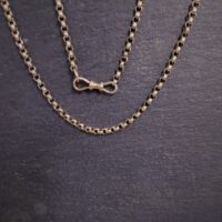 Antique 9ct Rose Gold 18" Belcher Chain from Ace Jewellery, Leeds