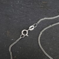 9ct White Gold Diamond Padlock Pendant Necklace & Chain from Ace Jewellery, Leeds