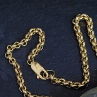 9ct Yellow Gold Heavy Belcher Chain by Ace Jewellery, Leeds