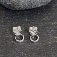 18ct White Gold Circle Design Round Diamond Earrings 0.20ct from Ace Jewellery, Leeds