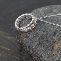 18ct White Gold Circle Design Pendant 0.40ct from Ace Jewellery, Leeds