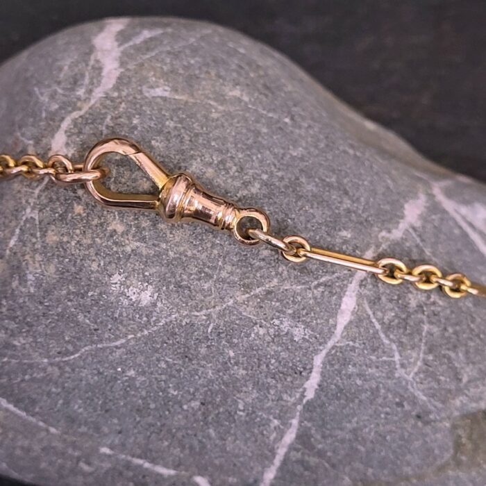 9ct Rose Gold Bar & Link Chain from Ace Jewellery, Leeds