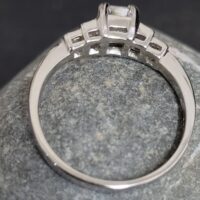 1.00ct Five Stone Radiant Cut Diamond Platinum Ring from Ace Jewellry, Leeds