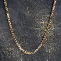 9ct Yellow Gold Box Chain from Ace Jewellery, Leeds