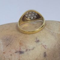 0.48ct 18ct Yellow Gold Men's Diamond Signet Ring from Ace Jewellery, Leeds