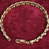 9ct Yellow & White Mixed-Metal Bracelet from Ace Jewellery, Leeds