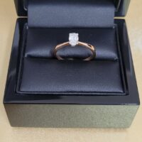 18ct Rose Gold 0.42ct Oval Diamond Engagement Ring from Ace Jewellery, Leeds