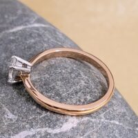 18ct Rose Gold 0.42ct Oval Diamond Engagement Ring from Ace Jewellery, Leeds