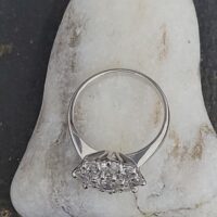 1.25ct Diamond Cluster Ring 18ct White Gold from Ace Jewellery, Leeds