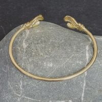 9ct Yellow Gold Boxing Glove Torque Baby Bangle from Ace Jewellery, Leeds