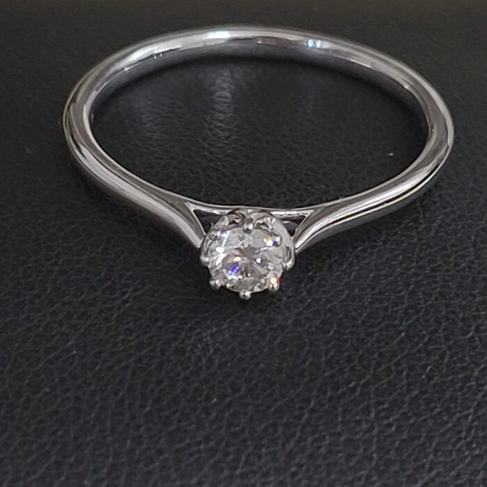 0.20ct Diamond Solitaire Engagement Ring 18ct White Gold from Ace Jewellery, Leeds