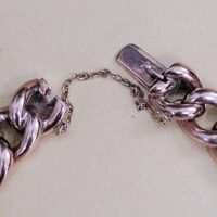 9ct Antique Rose Gold Curb Bracelet from Ace Jewellery, Leeds