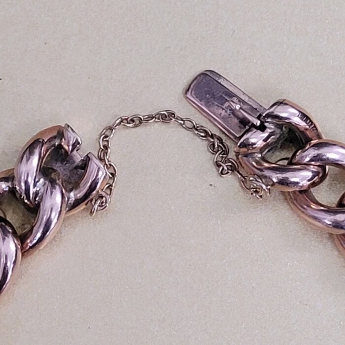 9ct Antique Rose Gold Curb Bracelet from Ace Jewellery, Leeds