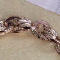 9ct Rose Gold Antique Rope & Bar Bracelet from Ace Jewellery, Leeds