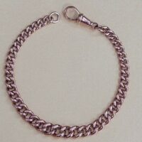 9ct Rose Gold Graduated Curb Bracelet from Ace Jewellery, Leeds