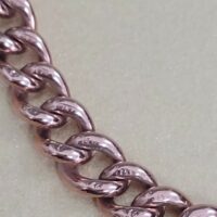 9ct Rose Gold Graduated Curb Bracelet from Ace Jewellery, Leeds
