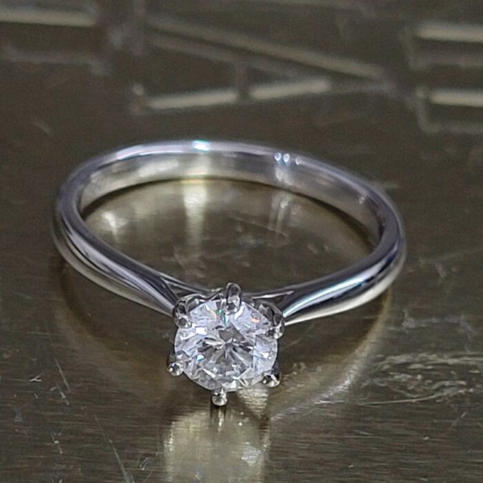 0.58ct Diamond Solitaire Engagement Ring Platinum from Ace Jewellery, Leeds