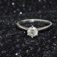 0.58ct Diamond Solitaire Engagement Ring Platinum from Ace Jewellery, Leeds