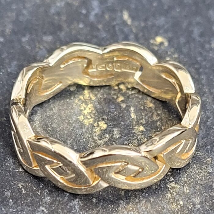 9ct Yellow Gold Celtic Design Ring from Ace Jewellery, Leeds