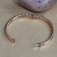 9ct Yellow Gold Twist Bangle from Ace Jewellery, Leeds