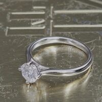 0.80ct Brilliant Cut Diamond Engagement Ring Platinum from Ace Jewellery, Leeds