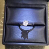 0.90ct Brilliant Cut Diamond Solitaire Engagement Ring Platinum from Ace Jewellery, Leeds