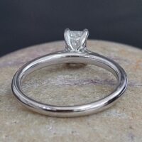 0.70ct Emerald Cut Diamond Engagement Ring Platinum from Ace Jewellery, Leeds