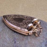 9ct Rose Gold Shield Style Locket from Ace Jewellery, Leeds