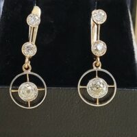 1.7ct Diamond Drop Earrings 18ct Yellow Gold from Ace Jewellery, Leeds
