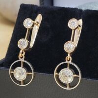 1.7ct Diamond Drop Earrings 18ct Yellow Gold from Ace Jewellery, Leeds