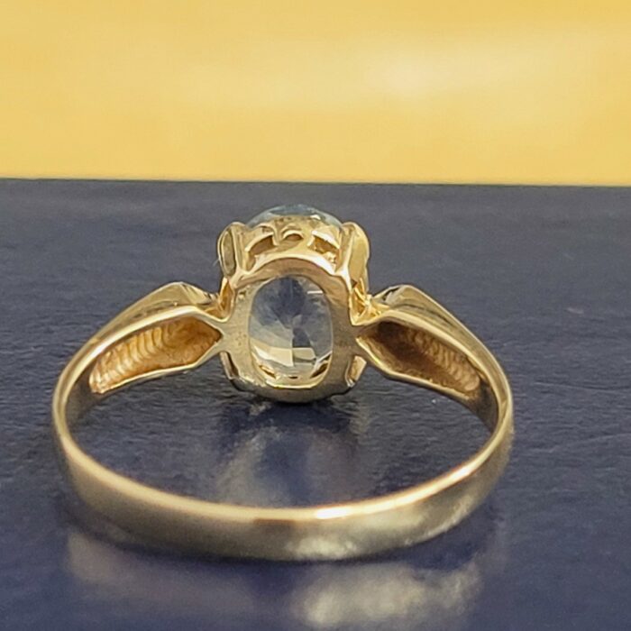 1.60ct Aquamarine Ring 9ct Yellow Gold from Ace Jewellery, Leeds