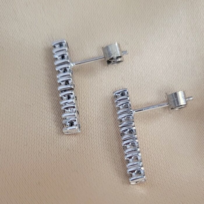 0.20ct Diamond Drop Earrings 18ct White Gold from Ace Jewellery, Leeds