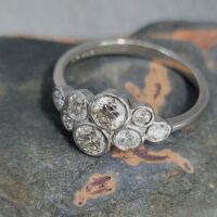 0.78ct Diamond Multi-Stone Bubble Ring Platinum from Ace Jewellery, Leeds