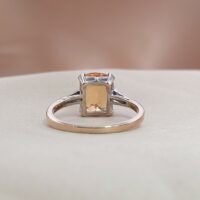 2.06ct Cushion-Cut Citrine & Diamond Ring 9ct Yellow Gold from Ace Jewellery, Leeds