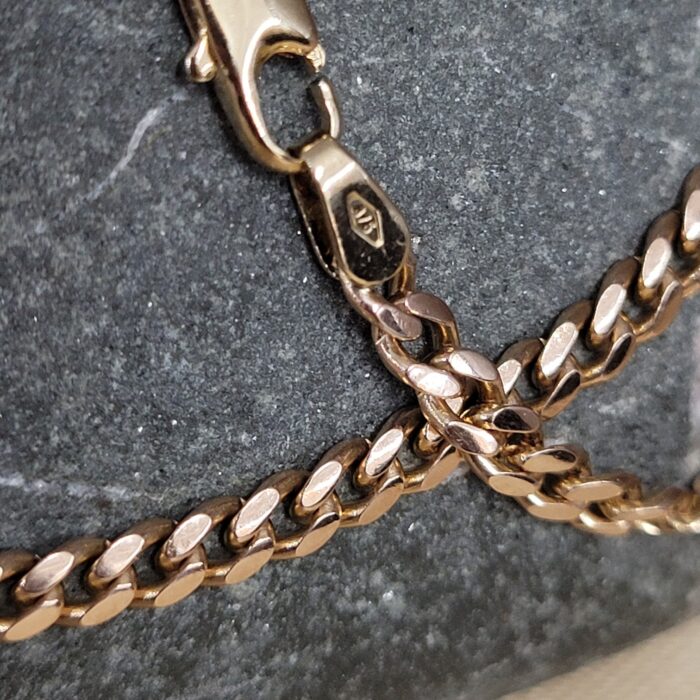 9ct Yellow Gold 20.5 Inch Solid Curb Chain from Ace Jewellery, Leeds
