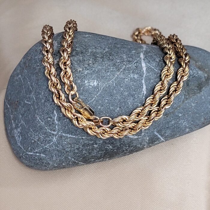 9ct Yellow Gold Rope Chain 20 Inches from Ace Jewellery, Leeds