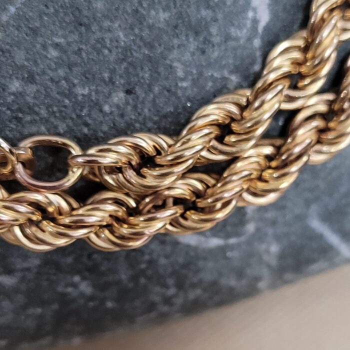 9ct Yellow Gold Rope Chain 20 Inches from Ace Jewellery, Leeds