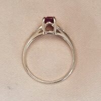 1.05ct Pink Tourmaline & Diamond Ring 18ct Yellow Gold from Ace Jewellery, Leeds