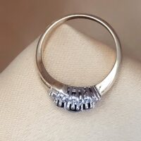 0.40ct Sapphire & Diamond Cluster Ring 9ct Yellow Gold from Ace Jewellery, Leeds