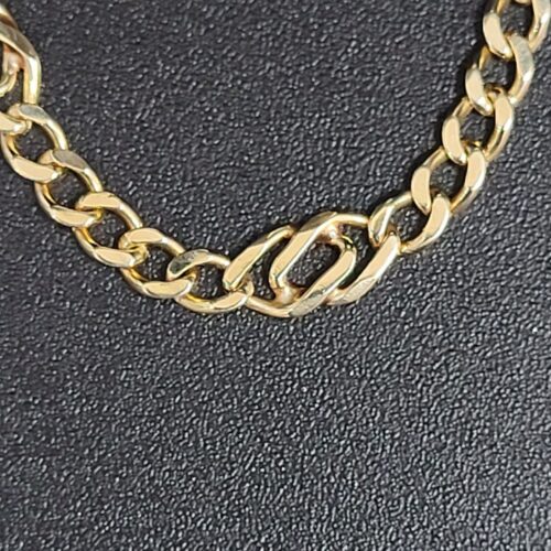 9ct Yellow Gold Curb & Celtic Style Chain from Ace Jewellery, Leeds