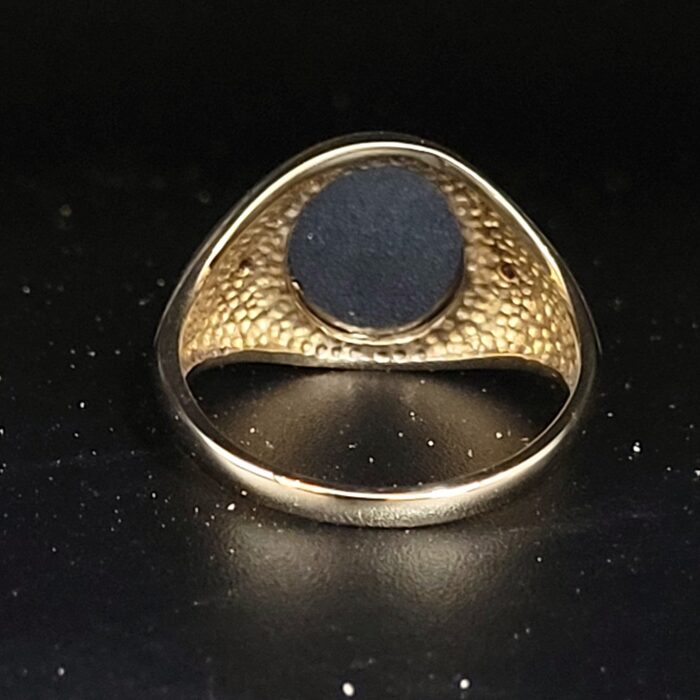 9ct Yellow Gold Hematite Intaglio Centurian Men’s Signet Ring from Ace Jewellery, Leeds