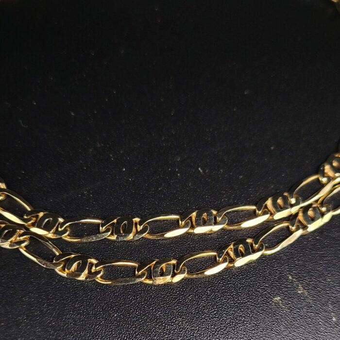 9ct Yellow Gold Fancy Link Chain 18" from Ace Jewellery, Leeds