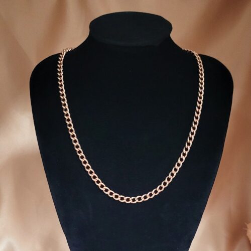 9ct Rose Gold Reproduction Curb Chain 18" from Ace Jewellery, Leeds