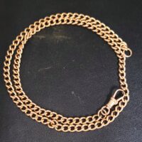 9ct Rose Gold Reproduction Curb Chain 18" from Ace Jewellery, Leeds
